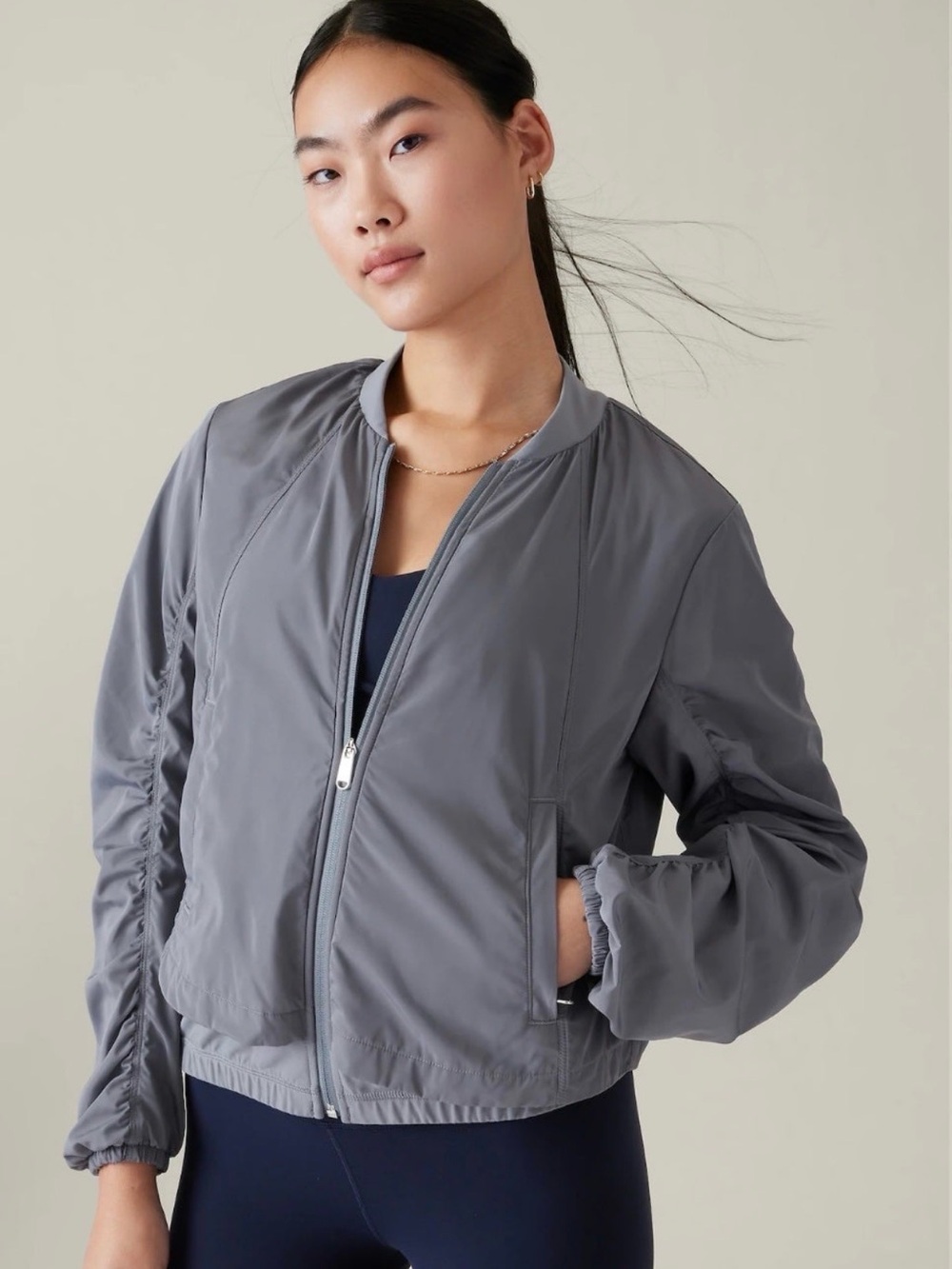 ATHLETA WAYFARER BOMBER JACKET XS
